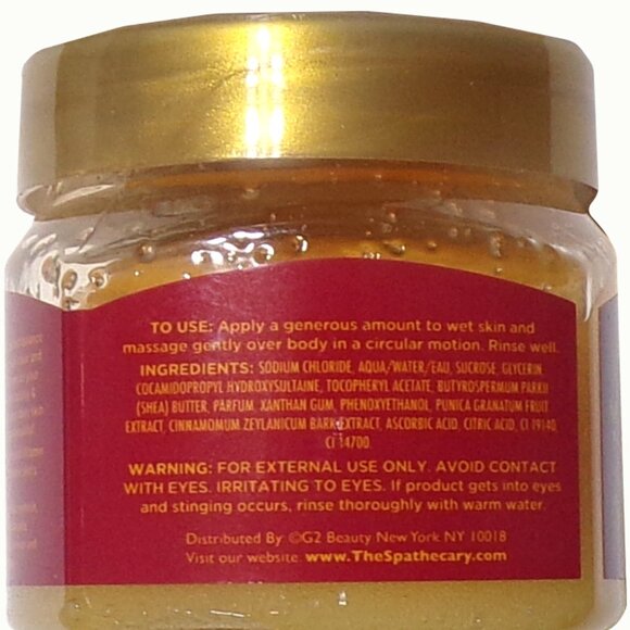 Spathecary Body Scrubs White Sangría 6 oz (Set of 2) - Picture 4 of 4